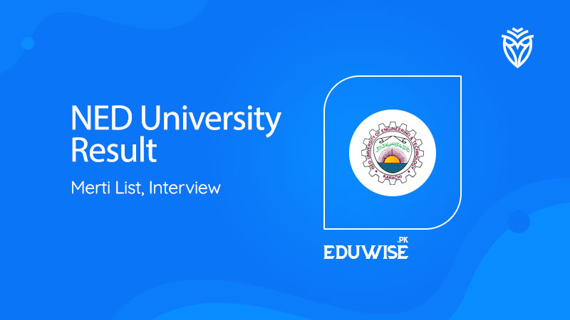 NED University Result