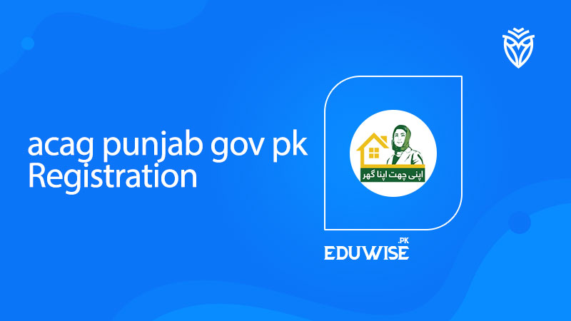 acag punjab gov pk Registration